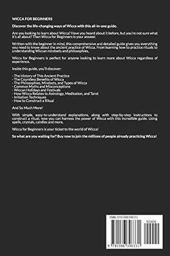 Wicca for Beginners: Wiccan Traditions and Beliefs, Witchcraft Philosophy, Practical Magic, Candle, Crystals and Herbal Rituals