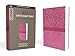 NIV, Super Giant Print Reference Bible (Font Size: 16.5-point), Leathersoft, Pink, Red Letter, Comfort Print