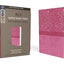 NIV, Super Giant Print Reference Bible (Font Size: 16.5-point), Leathersoft, Pink, Red Letter, Comfort Print
