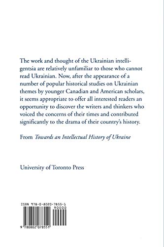 Towards an Intellectual History of Ukraine: An Anthology of Ukrainian thought from 1710 to 1995
