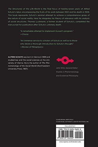 Structures of the Life-World, Vol. 1 (Studies in Phenomenology and Existential Philosophy) (Volume 1)