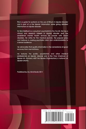 Lithium for Bipolar Disorder a guide for patients (Bipolar I