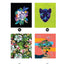 Brain Games - Sticker by Number: Neon Jungle (28 Images to Sticker)