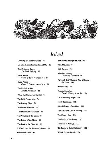Folk Songs of England, Ireland, Scotland & Wales: Piano/Vocal/Guitar