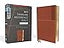 NIV, Thinline Reference Bible (Deep Study at a Portable Size), Large Print, Leathersoft, Brown, Red Letter, Comfort Print