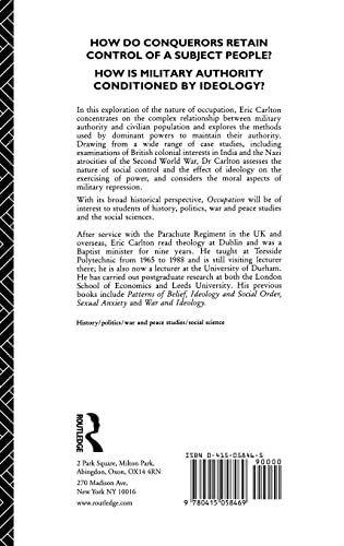 Occupation: The Policies and Practices of Military Conquerors