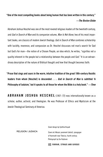 God in Search of Man: A Philosophy of Judaism by Heschel