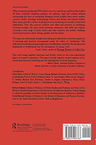 Mothering (Perspectives on Gender)