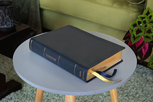 NASB, Thompson Chain-Reference Bible, Large Print, Leathersoft, Navy, 1995 Text, Red Letter, Thumb Indexed, Comfort Print