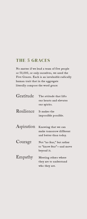 The Five Graces of Life and Leadership