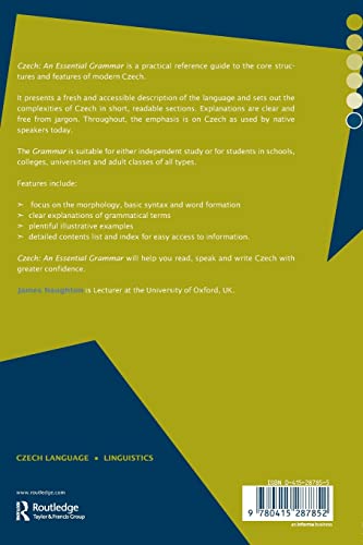 Czech: An Essential Grammar (Routledge Essential Grammars)