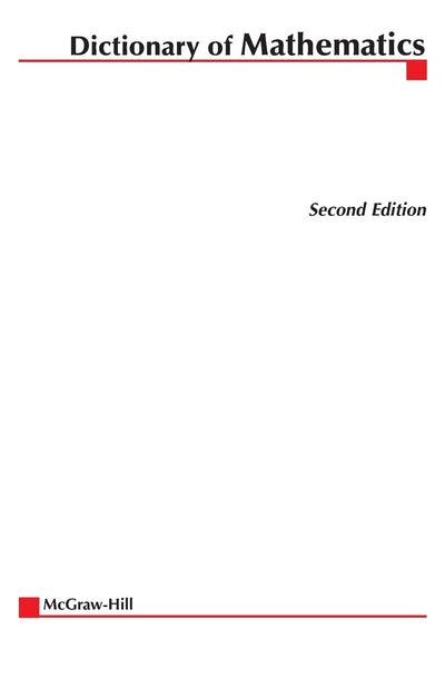 Dictionary of Mathematics