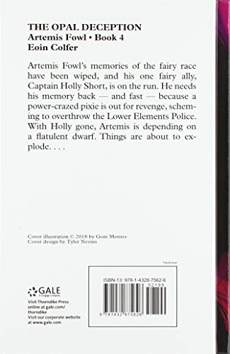 The Opal Deception (Artemis Fowl, 4) — back cover