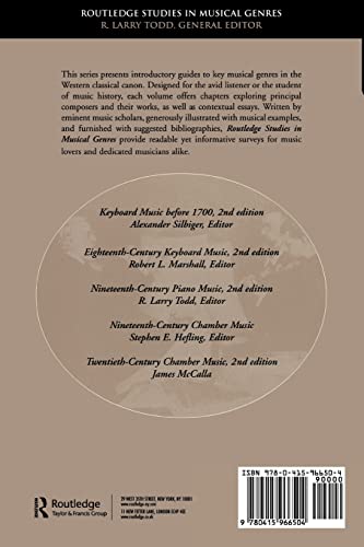 Nineteenth-Century Chamber Music (Routledge Studies in Musical Genres)
