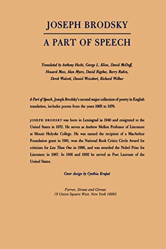 A Part of Speech