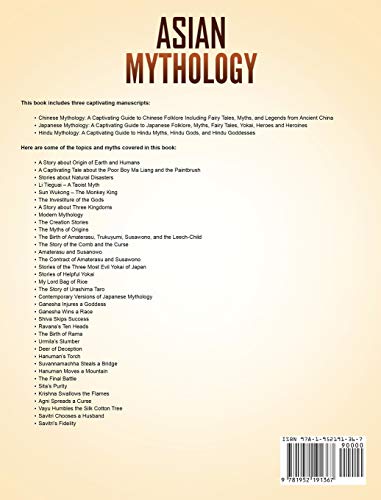 Asian Mythology: A Captivating Guide to Chinese Mythology, Japanese Mythology and Hindu Mythology