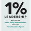 1% Leadership: Master the Small, Daily Improvements that Set Great Leaders Apart