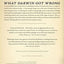 What Darwin Got Wrong