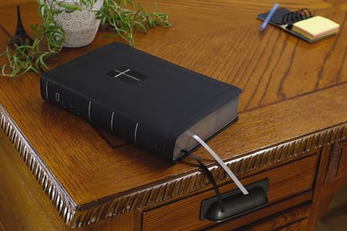NIV, Quest Study Bible, Leathersoft, Black, Comfort Print: The Only Q and A Study Bible