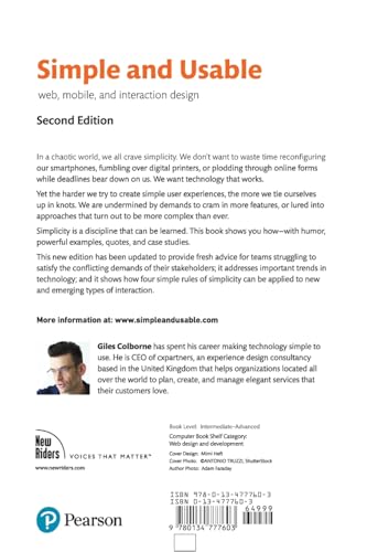 Simple and Usable Web, Mobile, and Interaction Design (Voices That Matter)