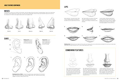Drawing: Faces & Features: Learn to draw step by step (How to Draw & Paint)