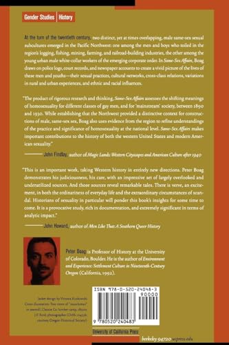 Same-Sex Affairs: Constructing and Controlling Homosexuality in the Pacific Northwest