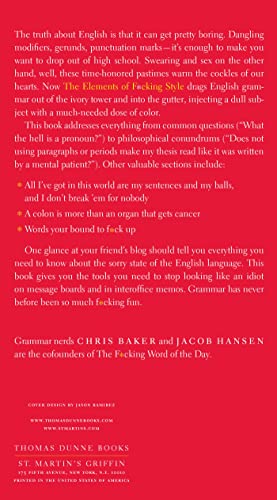 The Elements of F*cking Style: A Helpful Parody