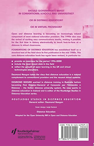 Foundations of Distance Education (Routledge Studies in Distance Education)