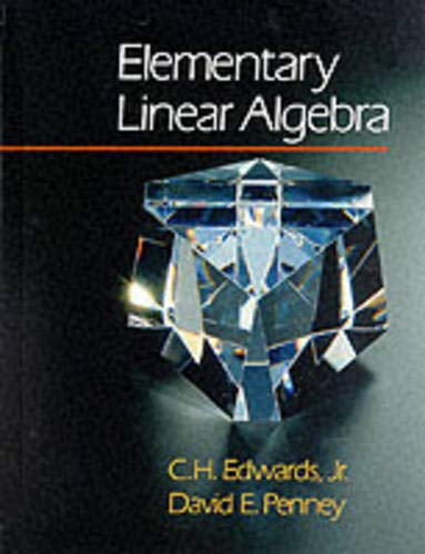 Elementary Linear Algebra