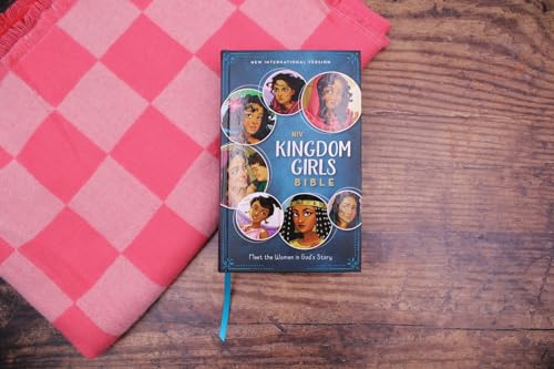 NIV, Kingdom Girls Bible, Full Color, Hardcover, Teal, Comfort Print: Meet the Women in God's Story (Best Gift for Girls Ages 8-12 to Build Faith, Strength, and Character)
