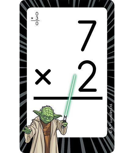 Disney Learning Star Wars Multiplication Flash Cards, 3rd Grade, 4th Grade and 5th Grade Times Table Flash Cards, Multiplication 0-12 Flash Cards, Math Flash Cards Multiplication for Ages 8+