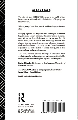 A Linguistic History of English Poetry (Interface)