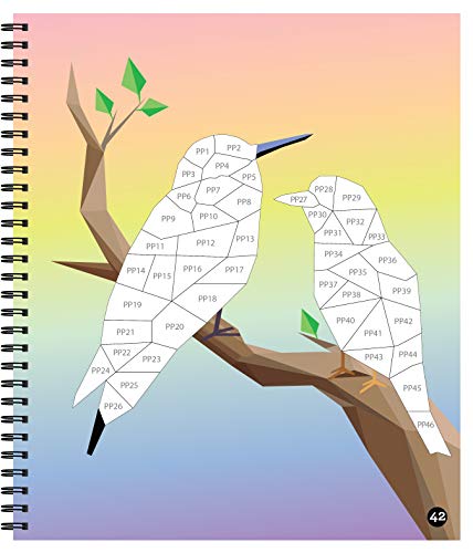 Brain Games - Sticker by Number: Birds (42 Images to Sticker)