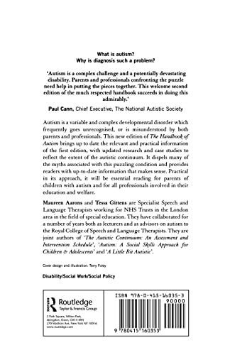 The Handbook of Autism
