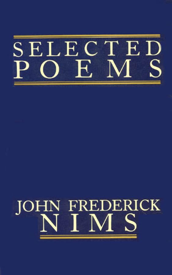 Selected Poems (Phoenix Series) by Nims, John Frederick
