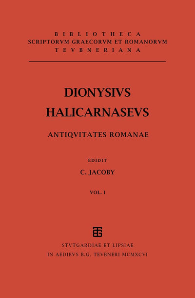 Libri I-III (Bibliotheca scriptorum Graecorum et Romanorum Teubneriana) (Ancient Greek Edition)