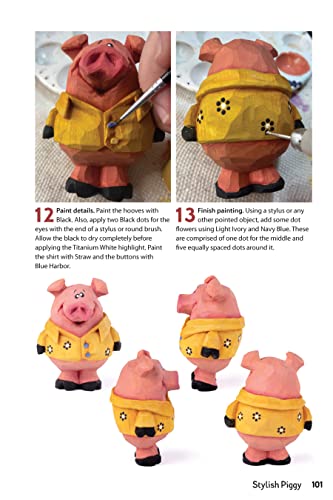 Quick Whittles: 16 Caricature Projects to Carve in a Sitting (Fox Chapel Publishing) Full-Size Patterns and Beginner-Friendly Instructions for Woodcarving a Santa, Bear, Narwhal, Monster, and More