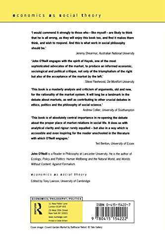 The Market (Economics as Social Theory)