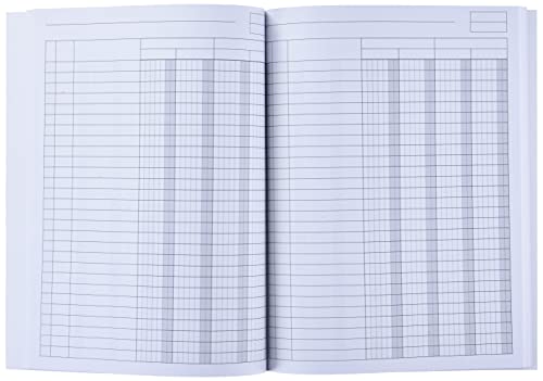 Accounting Ledger Book 4 Column: 120 pages , 8.5 x 11 inches ( large size ) , Brown craft paper style cover : Simple / General Accounting Ledger Book for Bookkeeping