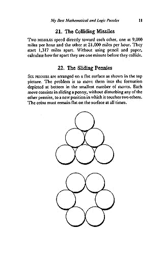 My Best Mathematical and Logic Puzzles (Dover Recreational Math) (Dover Math Games & Puzzles)