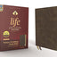 NIV, Life Application Study Bible, Third Edition, Bonded Leather, Brown, Red Letter