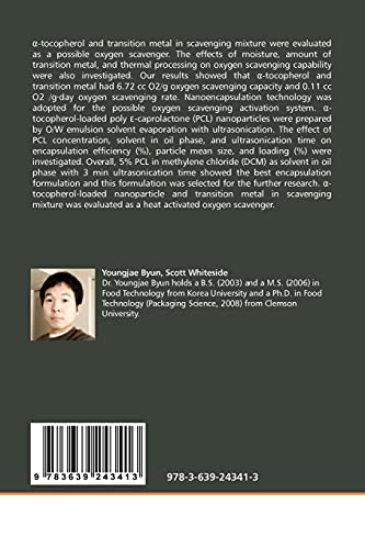 Oxygen Scavenging Nanoparticle: ?-tocopherol and transition metal in scavenging mixture