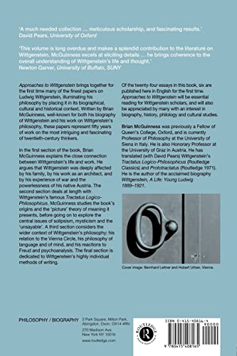 Approaches to Wittgenstein — back cover