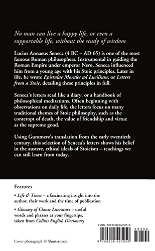 Letters from a Stoic: An illuminating journey through Seneca's teachings and Stoic philosophy (Collins Classics) — back cover