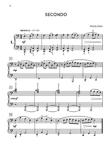 Hanon for Two: Part 1 of Hanon's The Virtuoso Pianist with Original Duet Accompaniments by Melody Bober