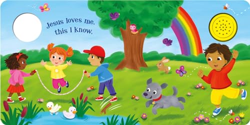 Jesus Loves Me and Other Bible Songs - Sing Along to the Song - Perfect for Infants and Toddlers, Ages 1 and Up - 1-Button Board Book with Sound