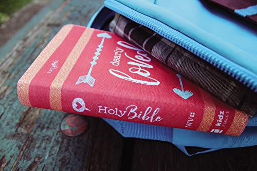 NIV, Girls' Ultimate Backpack Bible, Faithgirlz Edition, Compact, Flexcover, Coral, Red Letter, Comfort Print: A Portable, Durable, and Easy-to-Read Bible that Goes Everywhere