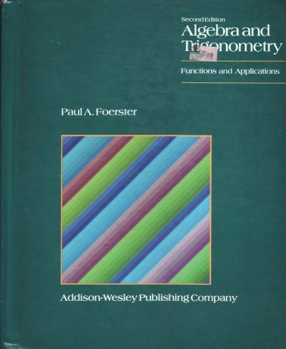 Algebra and Trigonometry