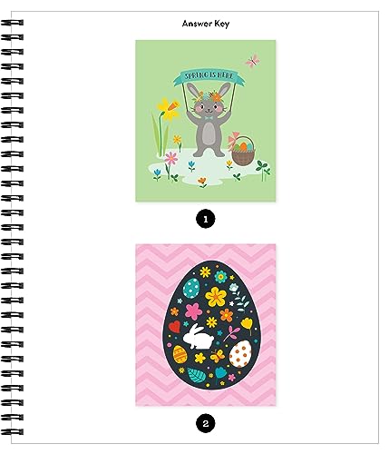 Brain Games - Sticker by Letter: Happy Easter!