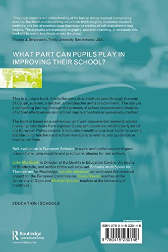 Self-Evaluation in European Schools